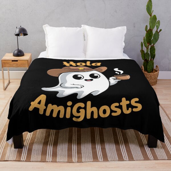 Item preview, Hola Amighosts Funny Spanish Halloween Cowboy Ghost designed and sold by JulienAureo.