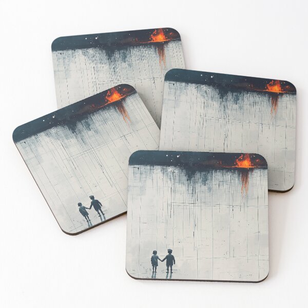 Item preview, Children of the Void – Surreal Minimalist Landscape designed and sold by CosmicShapes.