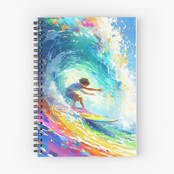 Item preview, painting surfer riding wave designed and sold by delunear1718.