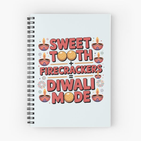 Item preview, Sweet Tooth + Firecrackers = Diwali Mode – Fun Festival Design designed and sold by Jollys-ArtShop.
