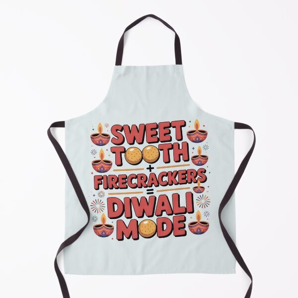 Item preview, Sweet Tooth + Firecrackers = Diwali Mode – Fun Festival Design designed and sold by Jollys-ArtShop.