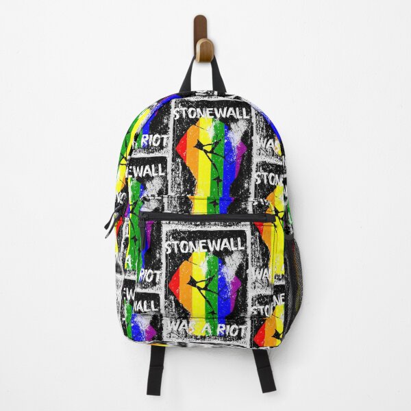 Item preview, Distressed Stonewall Was a Riot – LGBTQ+ Pride and Solidarity Fist designed and sold by Art by KAS .