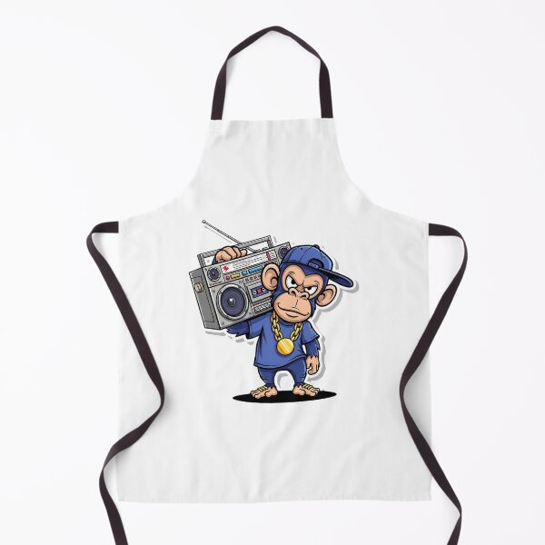 Item preview, Monkey holding a boom box, 90s retro hip hop aesthetic, sticker friendly. designed and sold by SLDavincy.