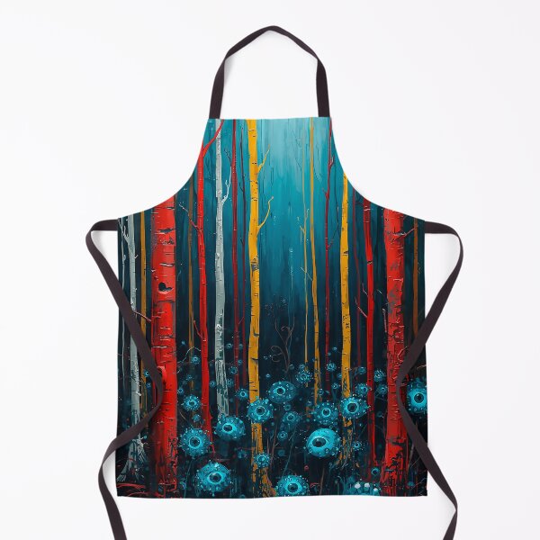 Item preview, The Forest of Eyes – Surreal Abstract Landscape designed and sold by CosmicShapes.