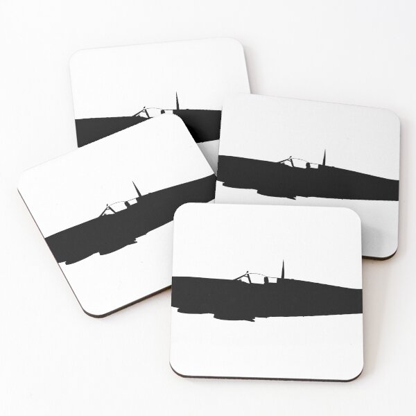 Item preview, Spitfire Silhouette on White designed and sold by Skyframe Aviation.