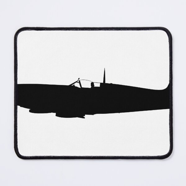 Item preview, Spitfire Silhouette on White designed and sold by Skyframe Aviation.