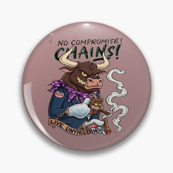 Item preview, No Compromise Chains! Bull and Goat Art designed and sold by My-Hoodies.