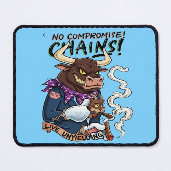 Item preview, No Compromise Chains! Bull and Goat Art designed and sold by My-Hoodies.
