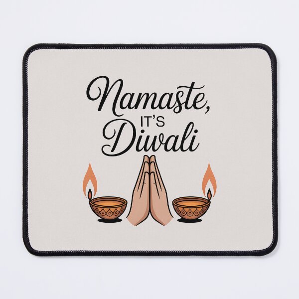 Item preview, Namaste It’s Diwali – Elegant Festival of Lights Design designed and sold by Jollys-ArtShop.