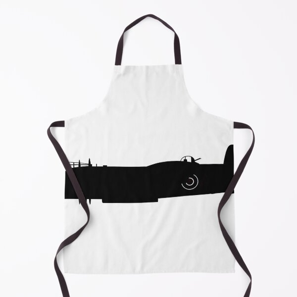 Item preview, Lancaster Bomber Silhouette on White designed and sold by Skyframe Aviation.