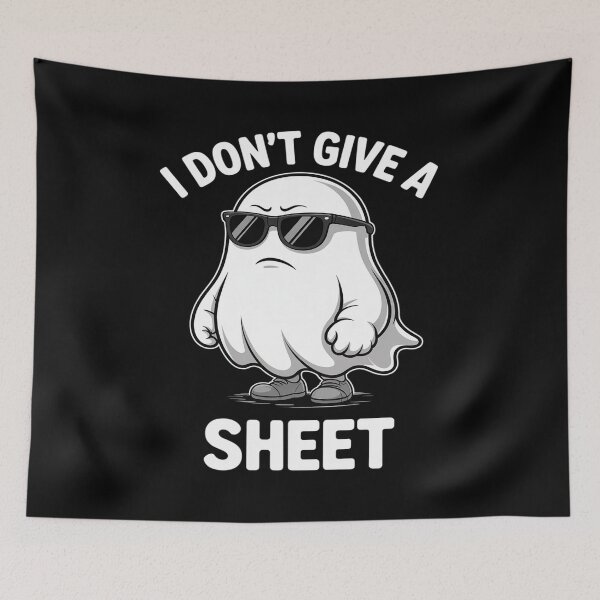 Item preview, I Don't Give a Sheet Boo Funny Halloween Costume Ghost designed and sold by JonBarnes22.