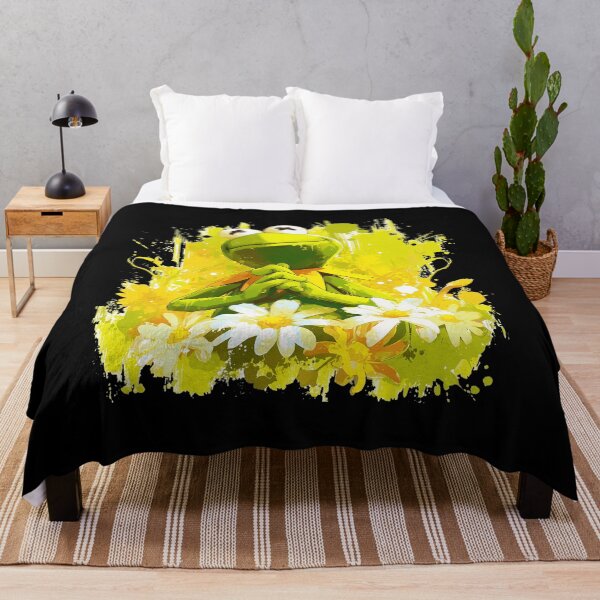 Item preview, Kermit The Frog Floral Dreamy Yellow Splash designed and sold by Fivenightss33.
