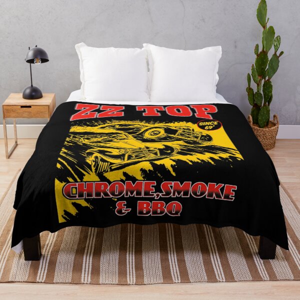 Item preview, ZzTop Band Chrome, Smoke & BBQ designed and sold by DelphineHeller.