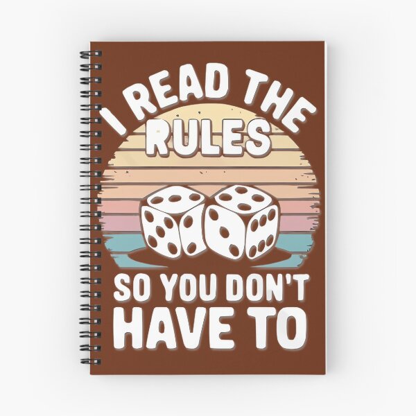 Item preview, I Read The Rules So You Don'T Have To Dice Retro | Limited Edition designed and sold by TerynChrzanowsk.