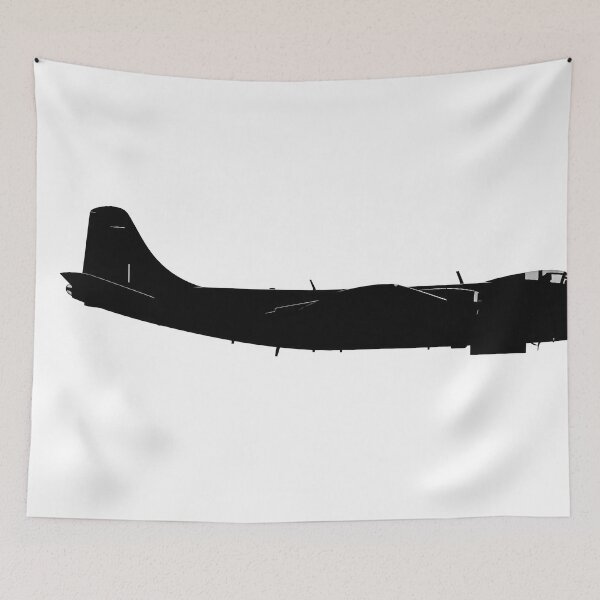 Item preview, English Electric Canberra Silhouette on White designed and sold by Skyframe Aviation.