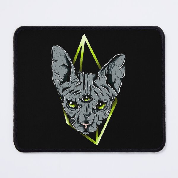 Item preview, Witchy Satanic Three Eyed Cat designed and sold by WatsonBeahan.