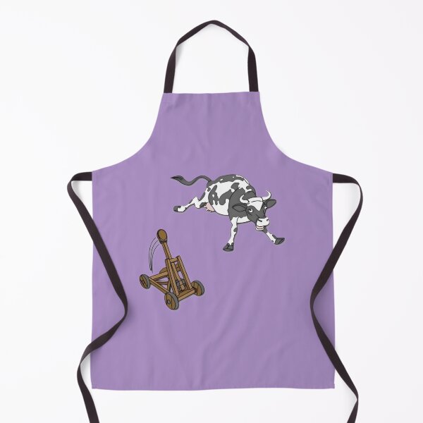 Item preview, Cow Launched By Catapult Funny Cartoon | Limited Edition designed and sold by TerynChrzanowsk.