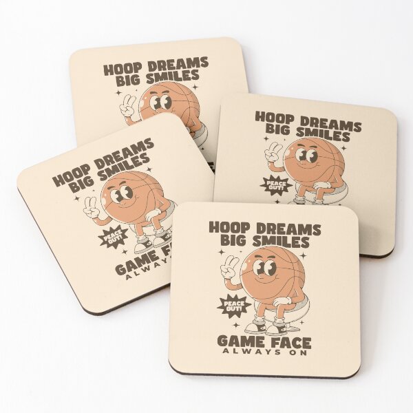 Item preview, Smiling Basketball Character With Peace Gesture designed and sold by adipra.
