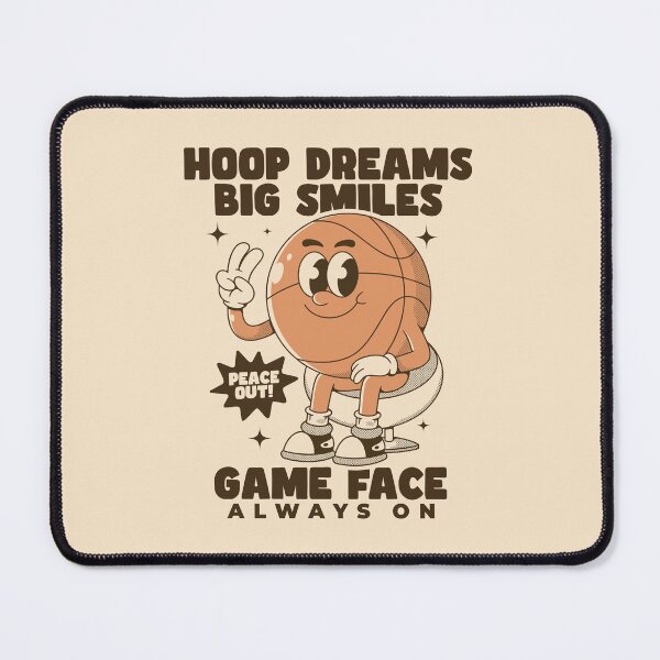 Item preview, Smiling Basketball Character With Peace Gesture designed and sold by adipra.