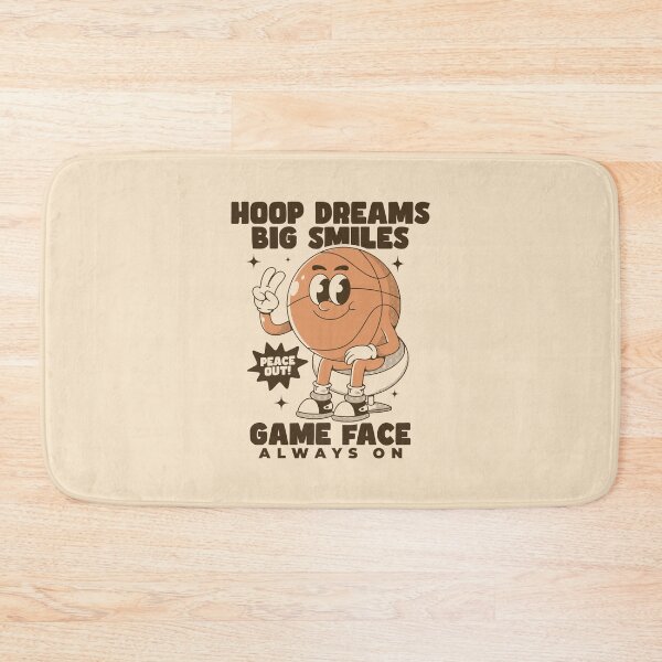 Item preview, Smiling Basketball Character With Peace Gesture designed and sold by adipra.