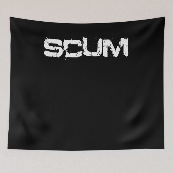 Item preview, Scum Text Word (White) designed and sold by bradyver.
