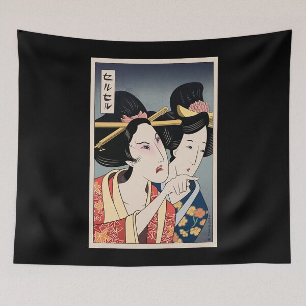 Item preview, Woman Yelling at Cat Meme - Ukiyo-e style designed and sold by WatsonBeahan.
