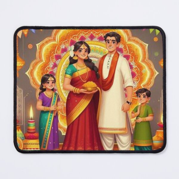 Item preview, Indian Family designed and sold by Mywaymylife.