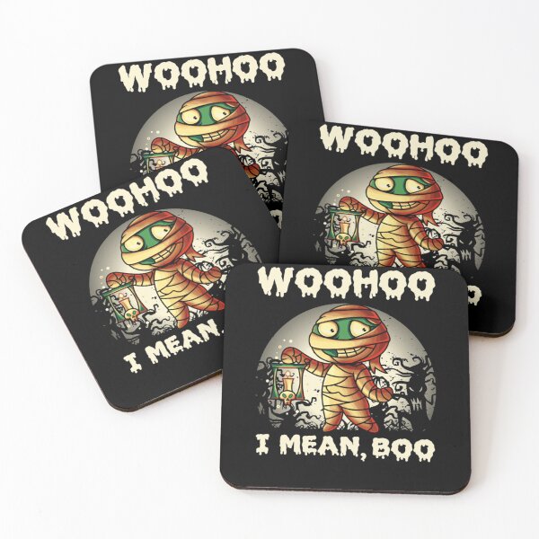 Item preview, Woohoo i mean Boo funny cute Mummy Halloween designed and sold by WatsonBeahan.