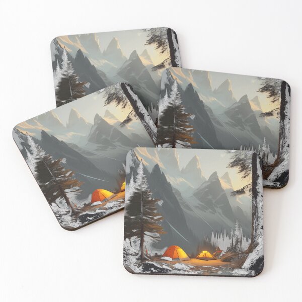 Item preview, Campsite In The Mountains designed and sold by lemanhs.