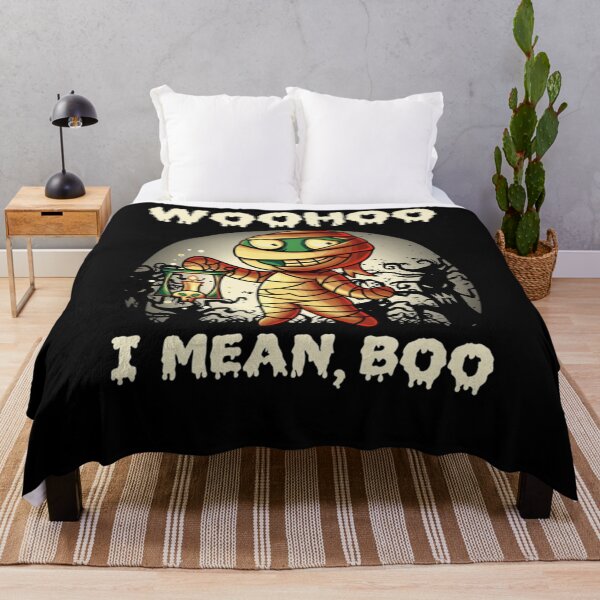 Item preview, Woohoo i mean Boo funny cute Mummy Halloween designed and sold by WatsonBeahan.