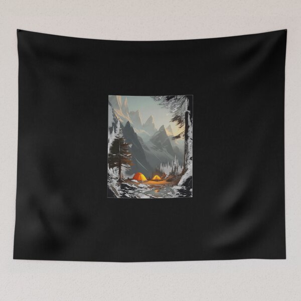 Item preview, Campsite In The Mountains designed and sold by lemanhs.