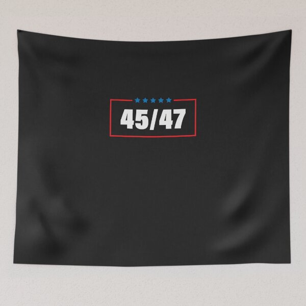 Item preview, 45-47-Trump-2024---President-Trump-2024-American-Flag-45-47-(1) designed and sold by maicud.