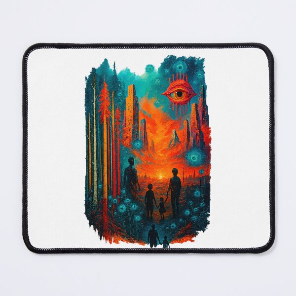 Item preview, Fragments of the Surreal – Transparent Visionary Artwork designed and sold by CosmicShapes.