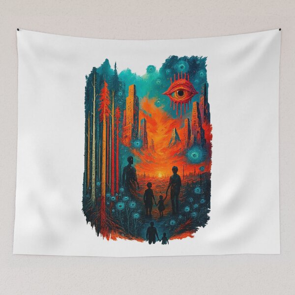 Item preview, Fragments of the Surreal – Transparent Visionary Artwork designed and sold by CosmicShapes.