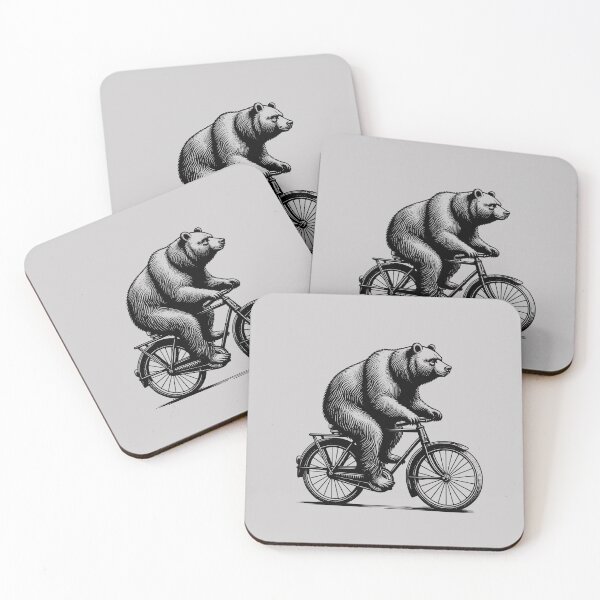 Item preview, Bears on Bicycles designed and sold by freshwear design.