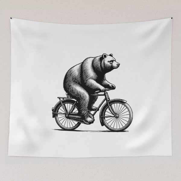 Item preview, Bears on Bicycles designed and sold by freshwear design.