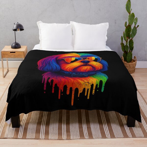 Item preview, RAINBOW DOGS - SHIH TZU | Pets and Dogs lovers for Men and Women t-shirt designed and sold by panchiTWO.