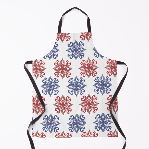 Item preview, Red and Blue Floral Pattern designed and sold by lovelynong.