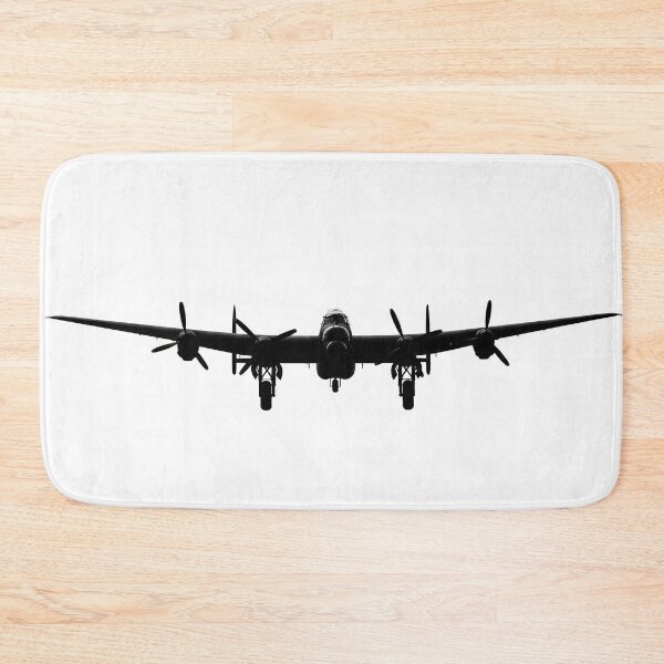 Item preview, Lancaster Bomber Silhouette on White designed and sold by Skyframe Aviation.
