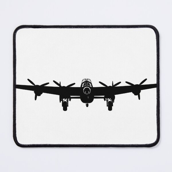Item preview, Lancaster Bomber Silhouette on White designed and sold by Skyframe Aviation.