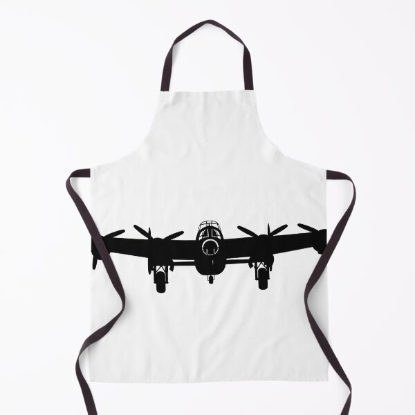 Item preview, Lancaster Bomber Silhouette on White designed and sold by Skyframe Aviation.