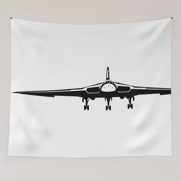Item preview, Vulcan Bomber Silhouette on White designed and sold by Skyframe Aviation.