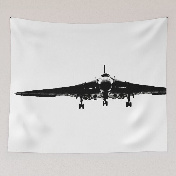 Item preview, Vulcan Bomber Silhouette on White designed and sold by Skyframe Aviation.