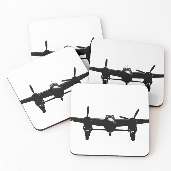Item preview, De Havilland Mosquito Silhouette on White designed and sold by Skyframe Aviation.