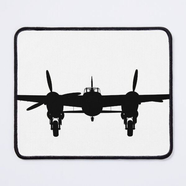 Item preview, De Havilland Mosquito Silhouette on White designed and sold by Skyframe Aviation.