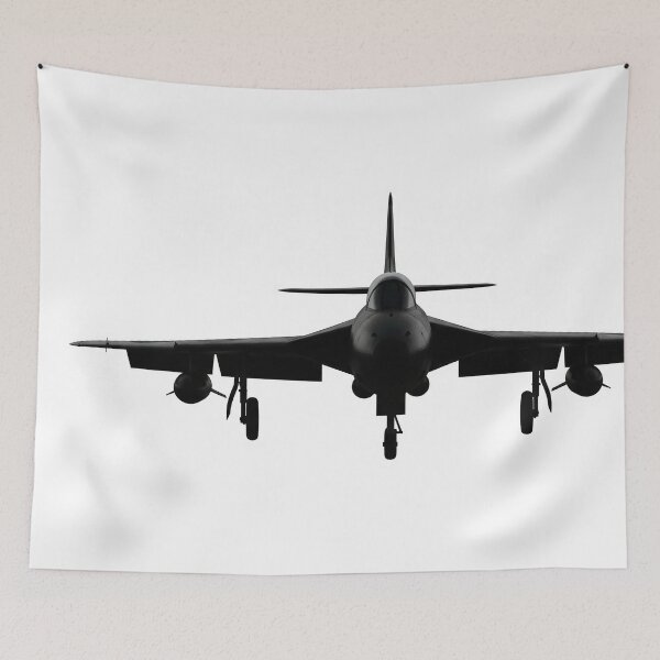 Item preview, Hawker Hunter Silhouette on White designed and sold by Skyframe Aviation.