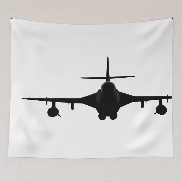 Item preview, Hawker Hunter Silhouette on White designed and sold by Skyframe Aviation.