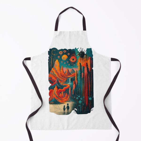 Item preview, Surreal Cosmic Journey – Visionary Abstract Landscape designed and sold by CosmicShapes.