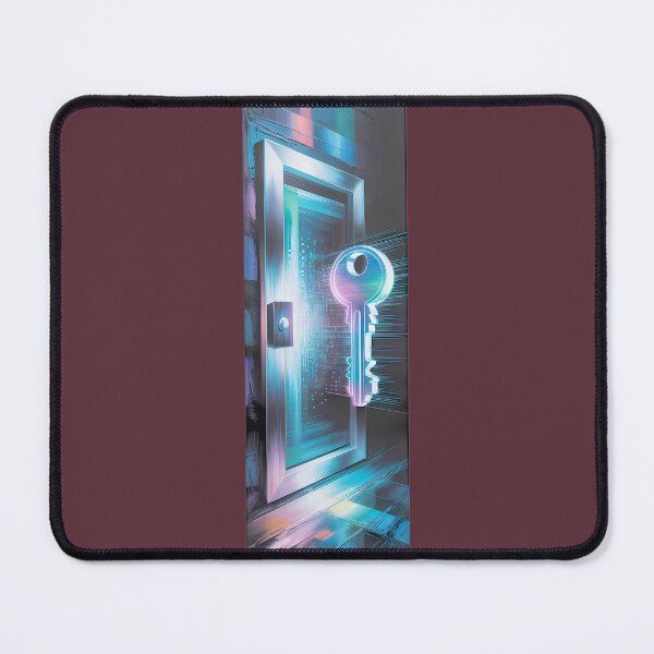 Item preview, Neon Key Entrance Abstract Art designed and sold by Isa Silvestri277.