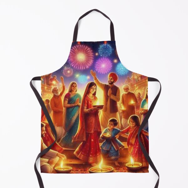 Item preview, Indian People Celebrating Diwali designed and sold by Mywaymylife.